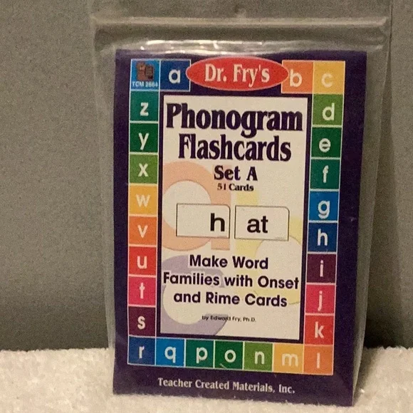 Phonogram Flashcards for Word Families - Picture 6 of 7